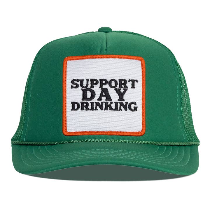 Friday Feelin' - Wholesale Trucker Hat - Unisex - Support Day Drinking Trucker Hat in Green0