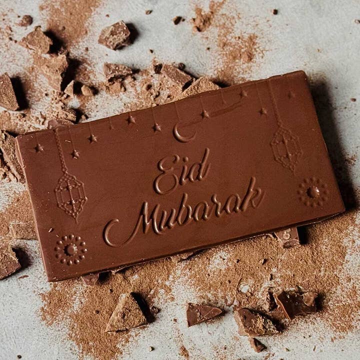 Tablette de chocolat Eid Mubarak pour la vente par Peacock Supplies