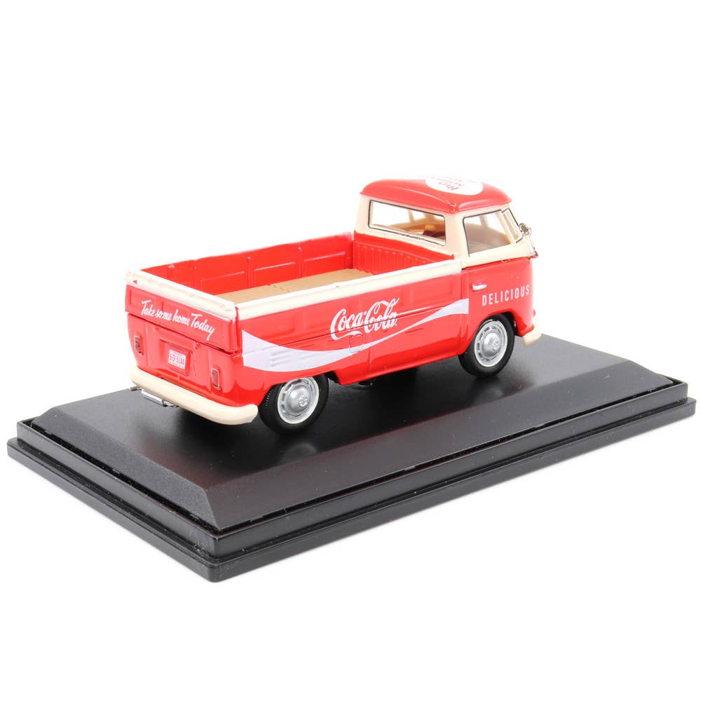 Motor City Classics, Inc. - Wholesale Decorative Tabletop Object - 1:43 Scale Coca-Cola 1962 VW T1 Pickup Diecast Model15