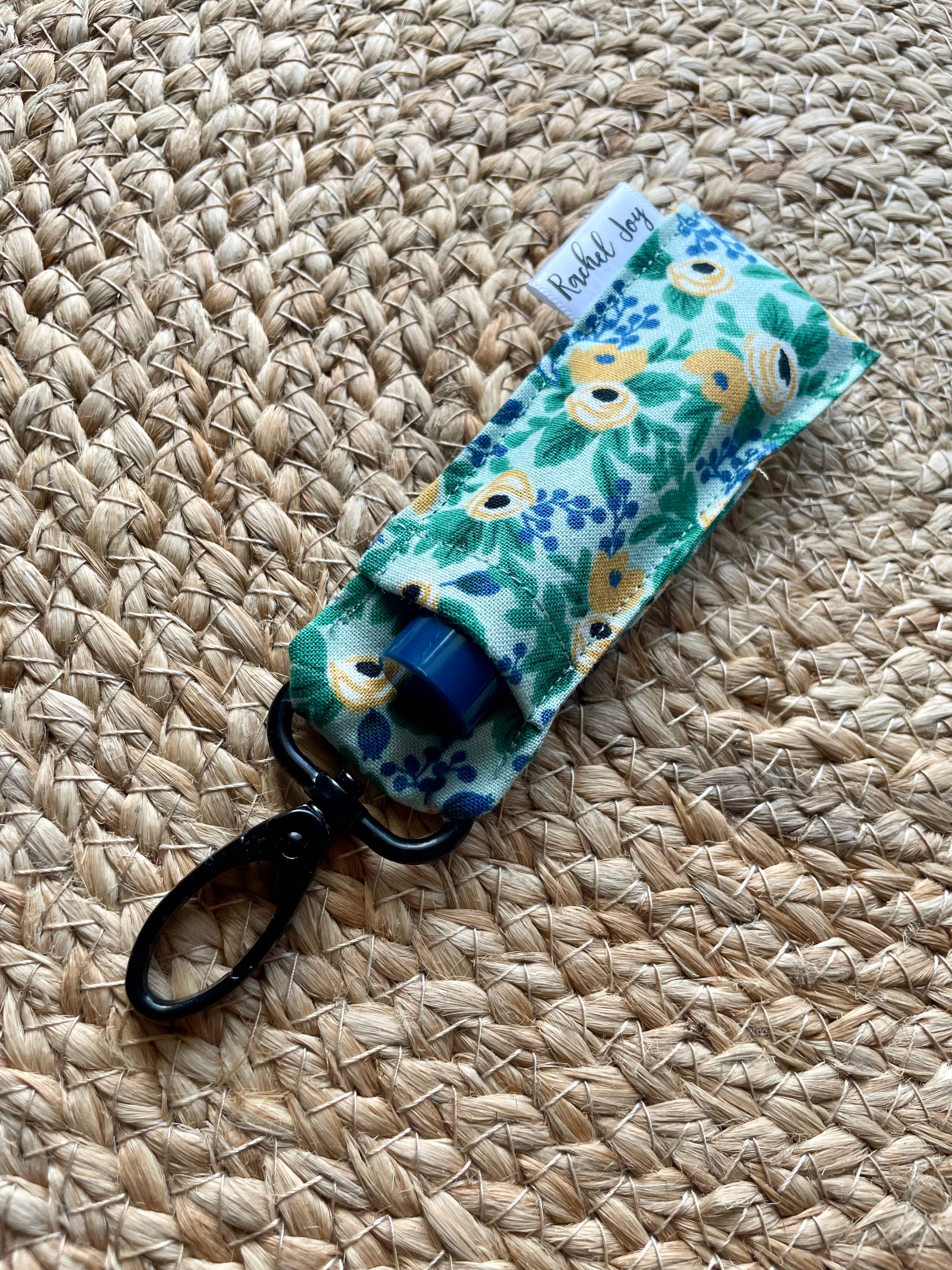 Designs by Rachel Joy - Wholesale Lip Balm Case/Holder - Rifle Paper Co. Mint Rosa Lip Balm Holder1