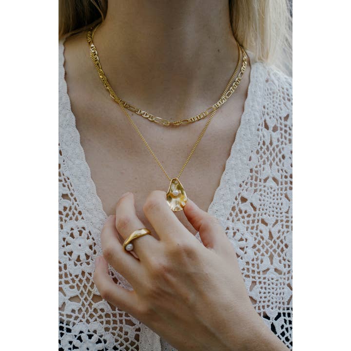 Kara Yoo - Vendita all'ingrosso Collana con ciondolo/pendaglio - Collana con conchiglia di o4