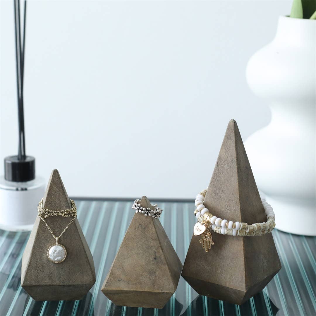 Cheungs Home Decor - Wholesale Jewelry Stand & Display - Palison Wooden Pyramid Design Ring Holder16