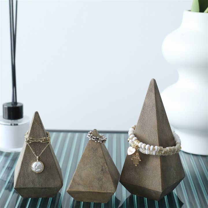Cheungs Home Decor - Wholesale Jewelry Stand & Display - Palison Wooden Pyramid Design Ring Holder16