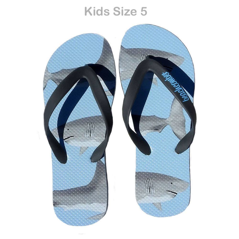 Beachcomber Blue Water - Wholesale Flip Flops - Unisex - Sharks Natural Rubber Flip Flops6