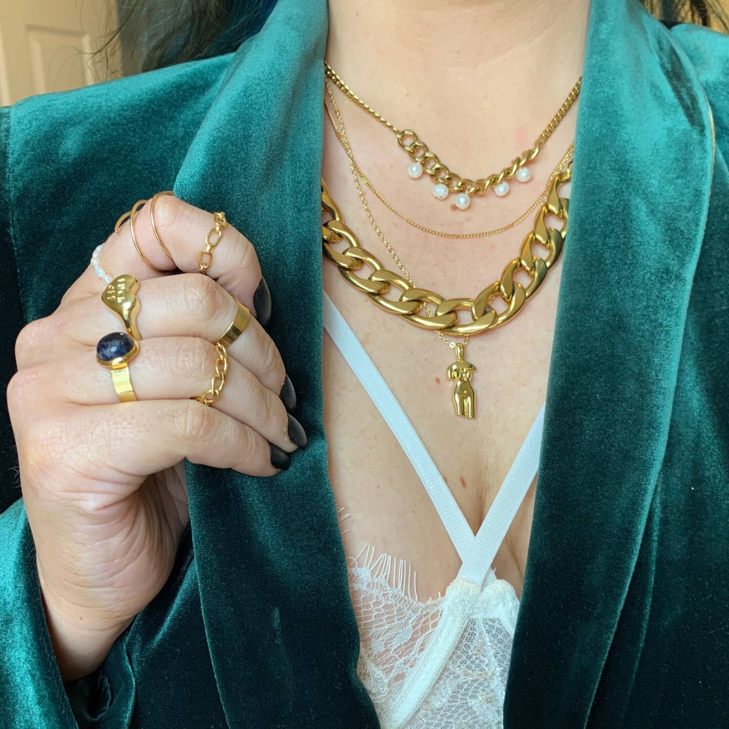 DRIP JEWELRY - Wholesale Cocktail/Statement Ring - F Off ring 2.0 (size 6-8)1