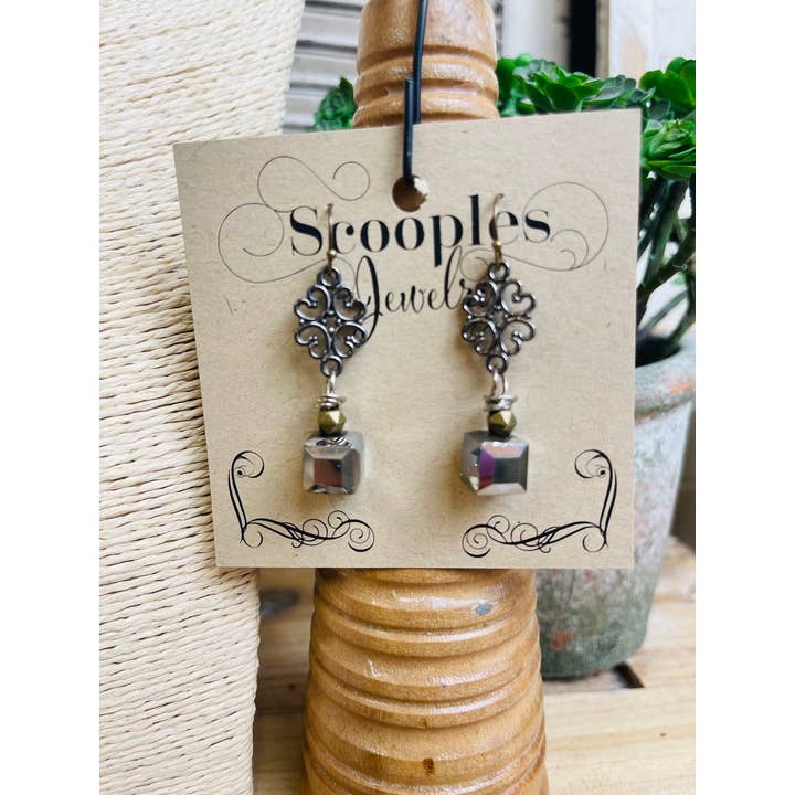 Scooples Jewelry - Wholesale Link & Chain Necklace - Gunmetal Funfetti
