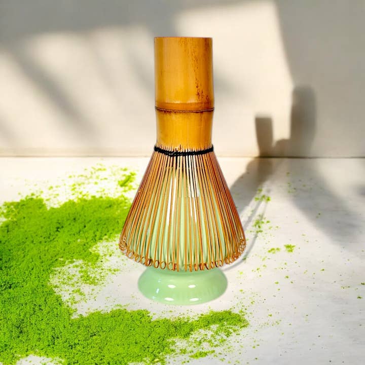 Bamboo Switch - Wholesale Whisk - Bamboo Matcha Tea Whisk in Paper Tube | Earth Day Bestseller