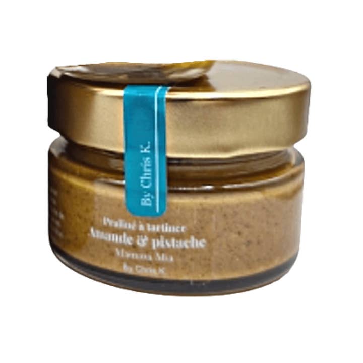 Pâte à tartiner AMANDE & PISTACHE, Mamma Mia -100g pour la vente par By Chris K.