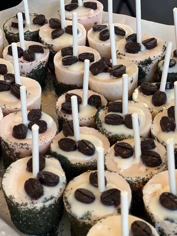 CAKE POPS - COFFEE CAKE for wholesale by The Crafty Candle Shoppe