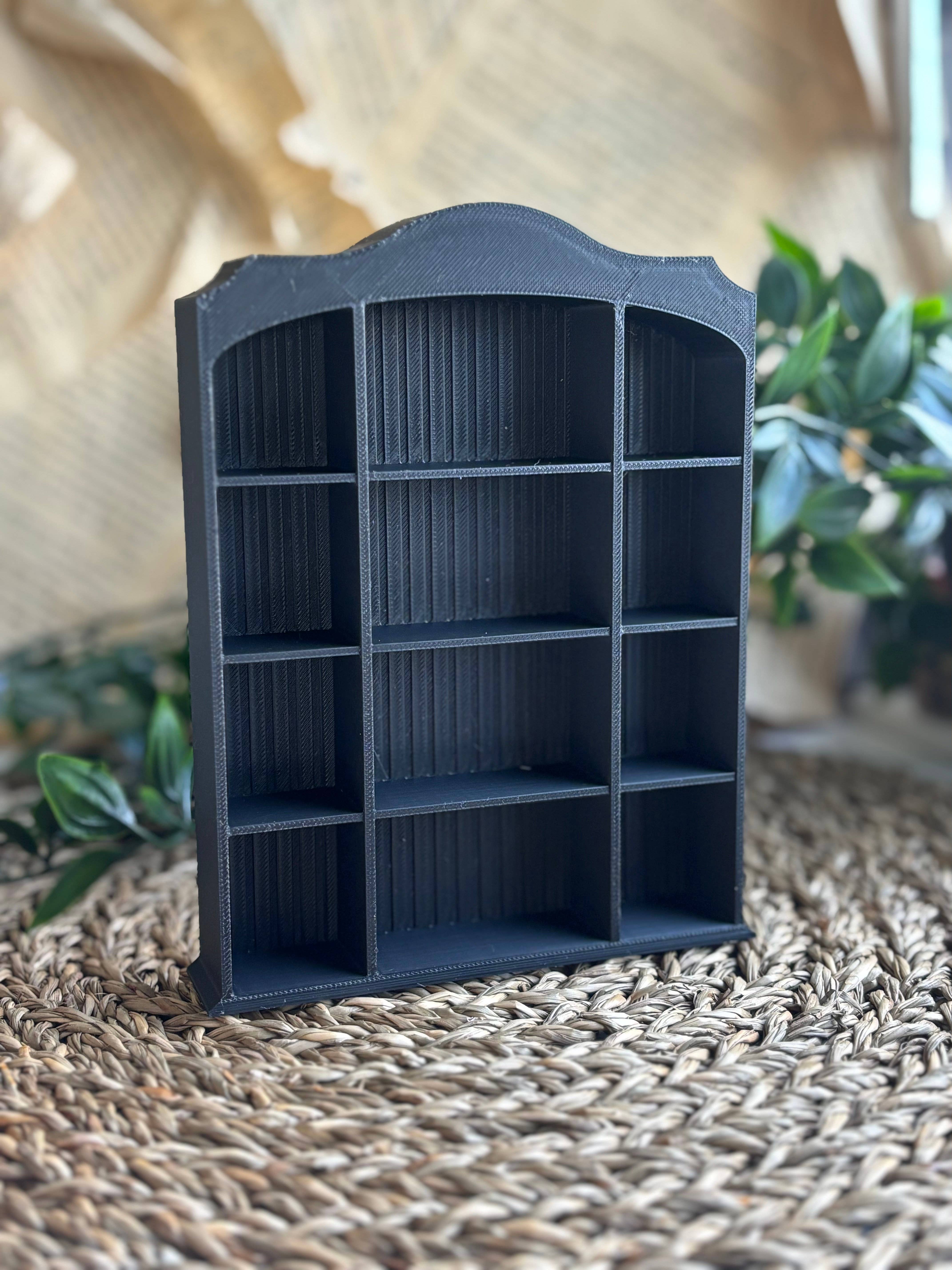 Nordic Book Adventure - Wholesale Bookcase - Vintage Wood Panel Mini Bookshelf | 3D Printed