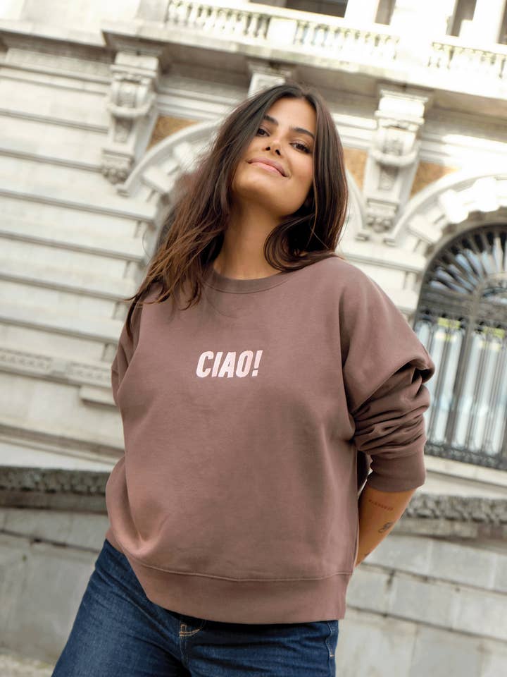 Woman Ciao! Sweatshirt for wholesale by rust & may