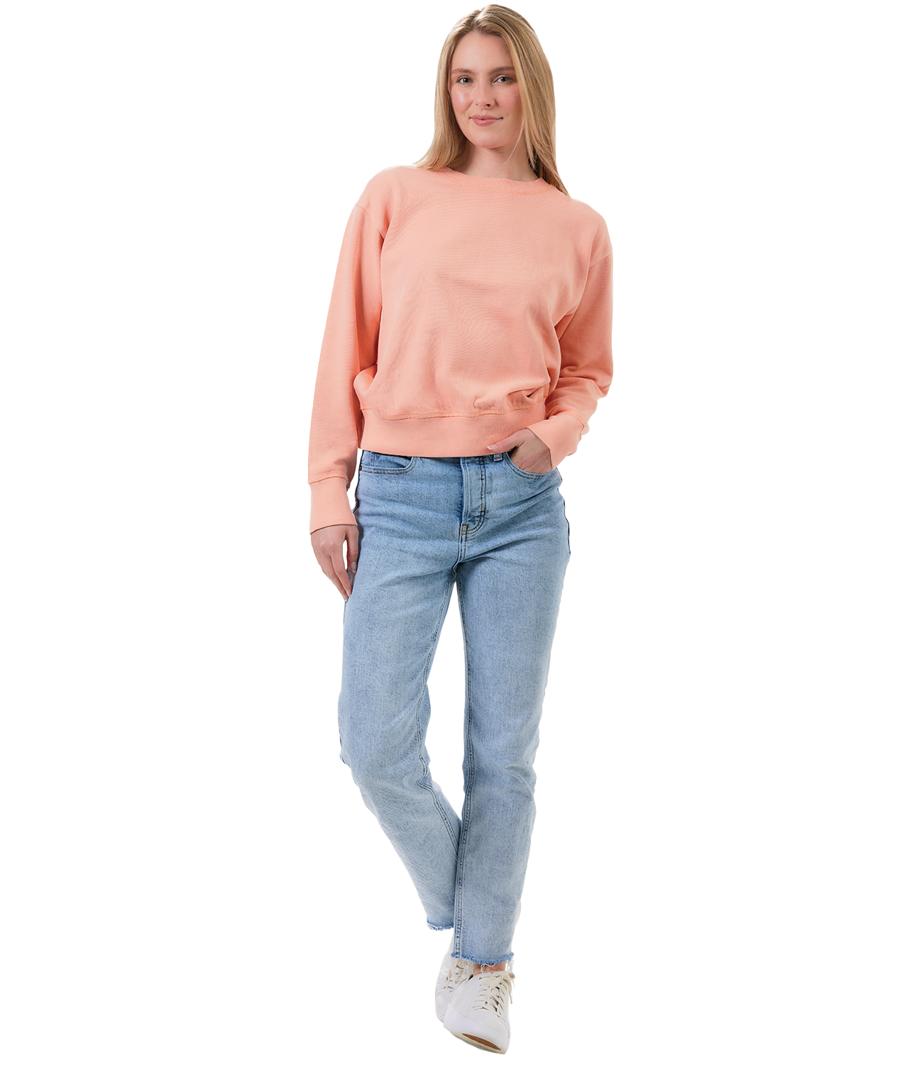 U.S. Apparel - Wholesale Sweatshirt - Women's - Ladies Garment Dyed Crew Fleece10