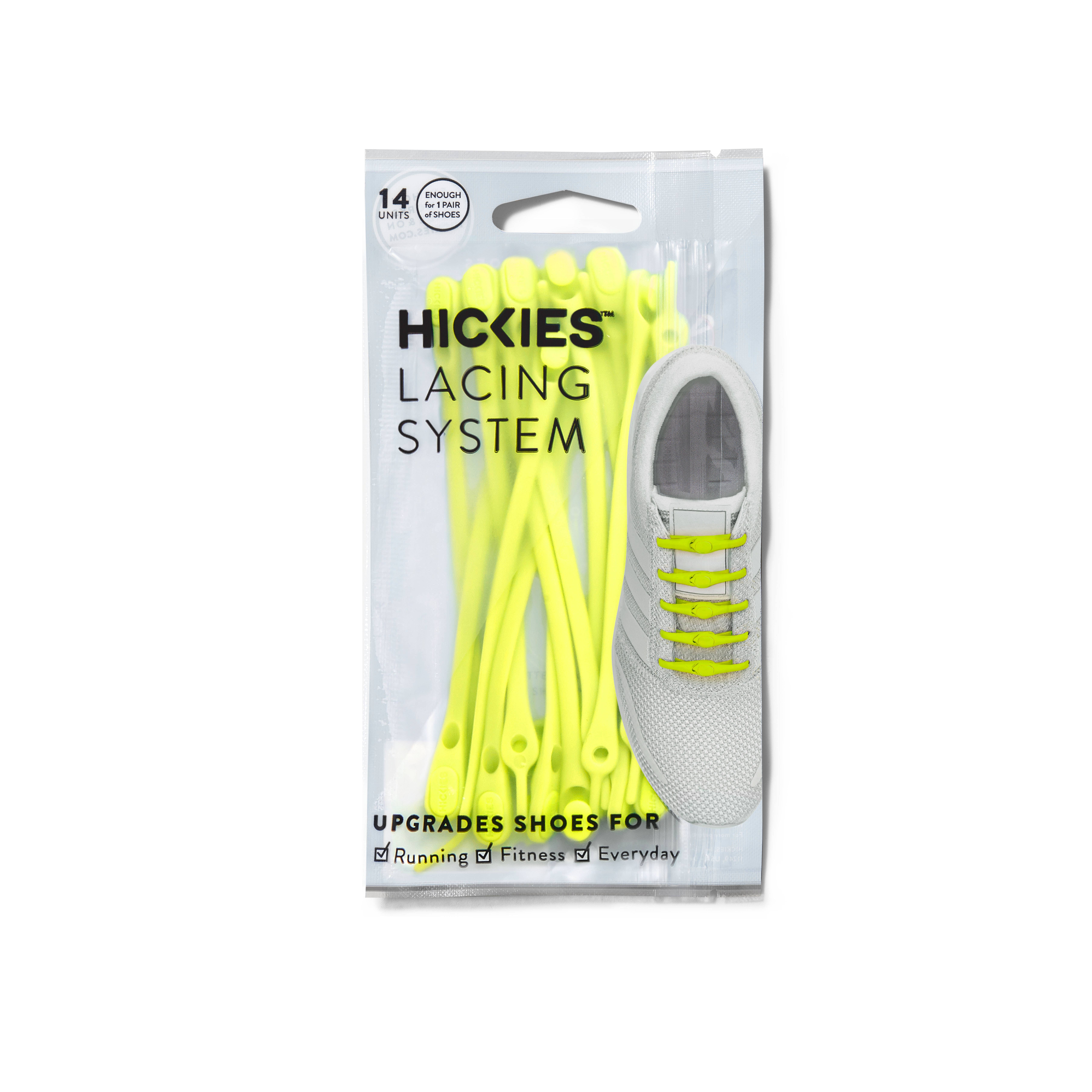 HICKIES - Wholesale Shoelaces - Unisex - HICKIES Originals Neon Yellow Shoelaces0