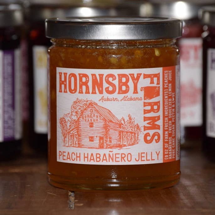 Hornsby Farms – wholesale Sylt/gelé – Persika Habanero Peppar Jelly0