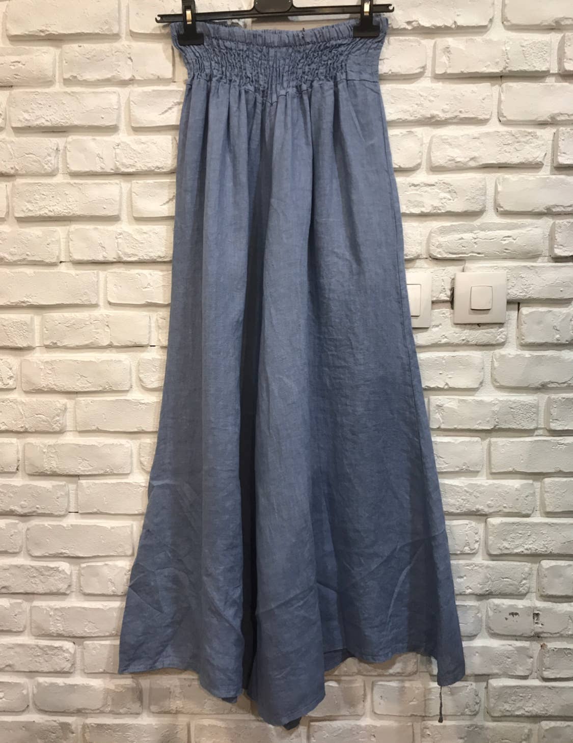 la maison des fibres naturelles - Wholesale Pants - Women's - Flared linen trousers 66031 100%LINEN39