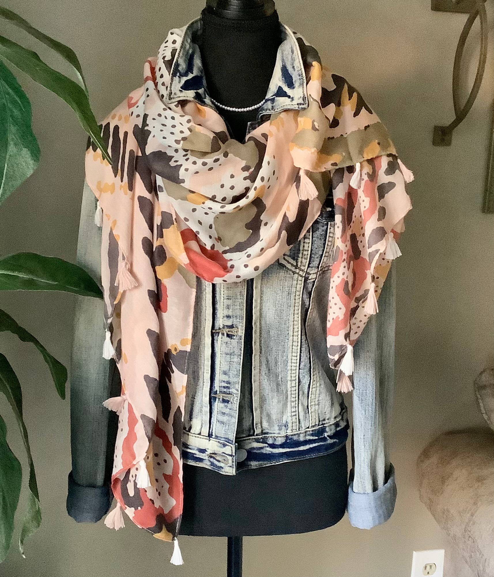 Beautiful Boundaries - Wholesale Scarf - Women's - Scarf, womens chiffon shawl scarf, Lightweight scarf1
