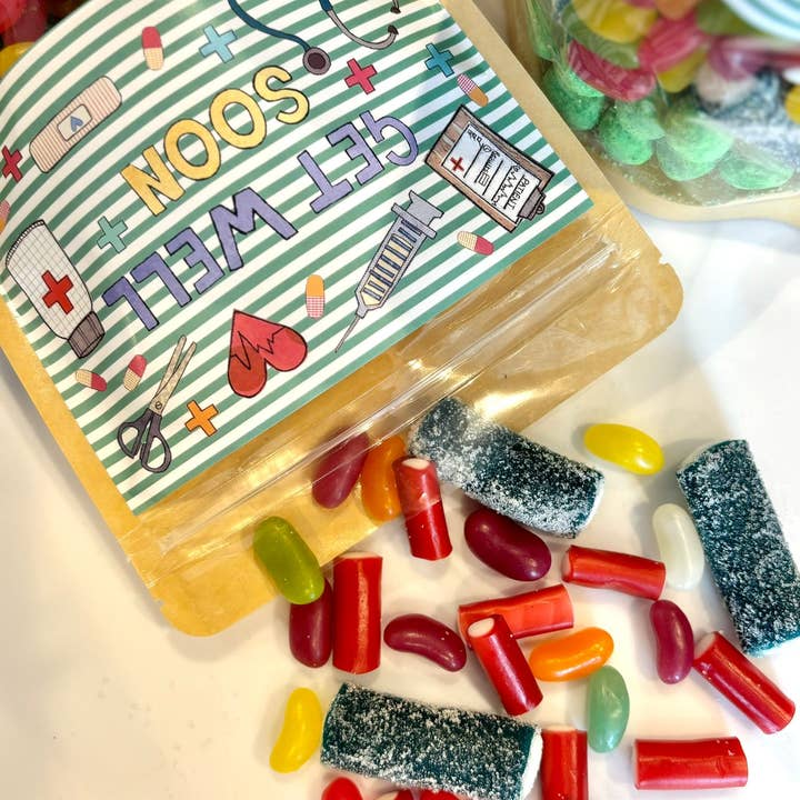 Flossy Teacake – wholesale Gummy – Get Well Soon Sweet Bag 400g1