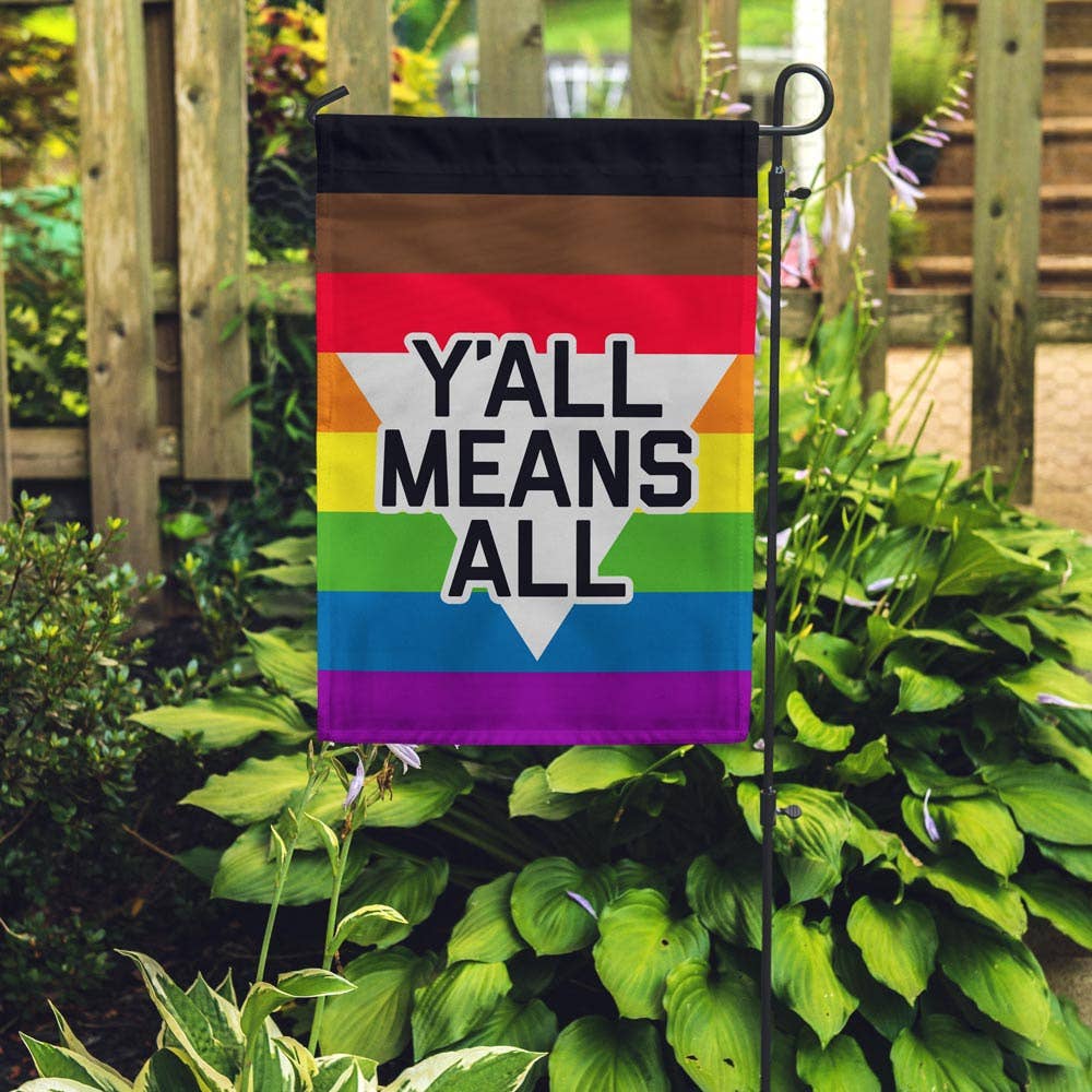 Flags For Good - Vente Drapeaux - Drapeau Y'all Means All Garden2