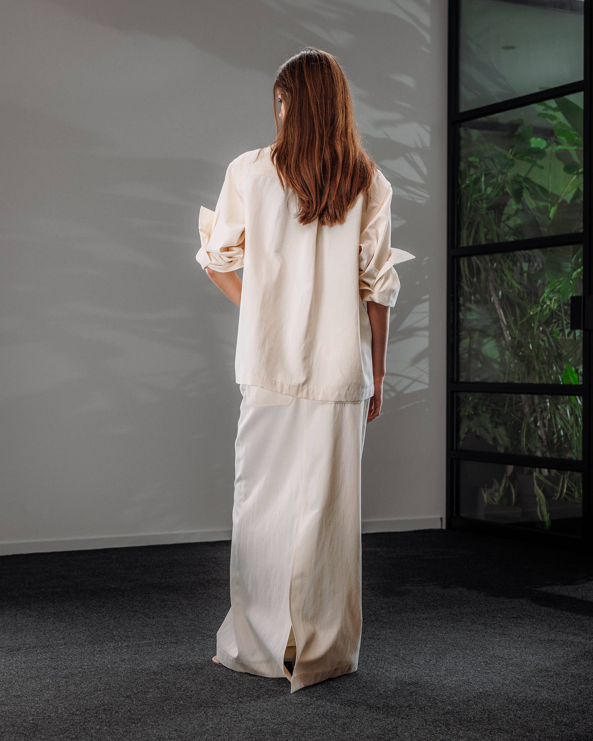 A  LINE - Wholesale Skirt - Women's - Cotton-blend maxi skirt3