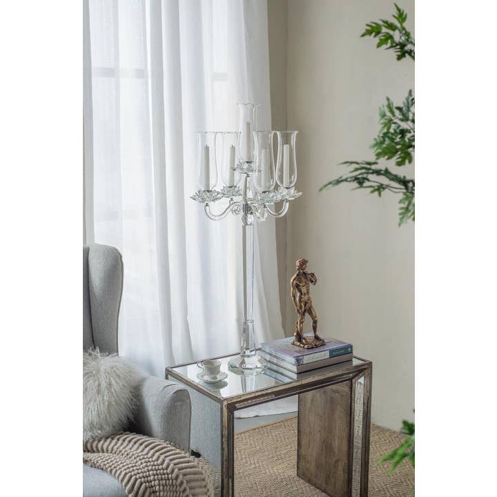 A&B Home Group Inc. - Wholesale Candle holder - 18.5x18.5x39.5" Candle Holder - Clear1