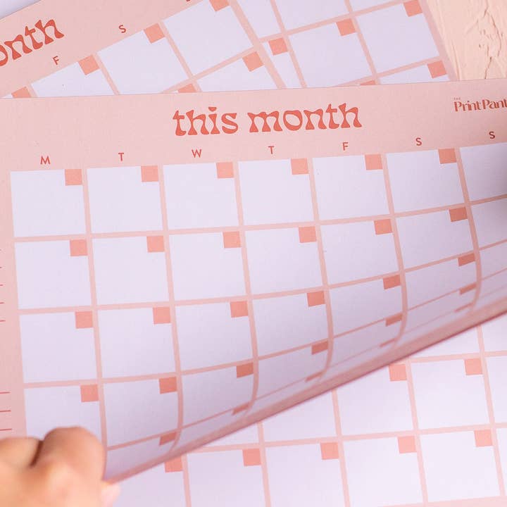 The Print Pantry - Wholesale Notepad - Monthly Calendar Notepad4