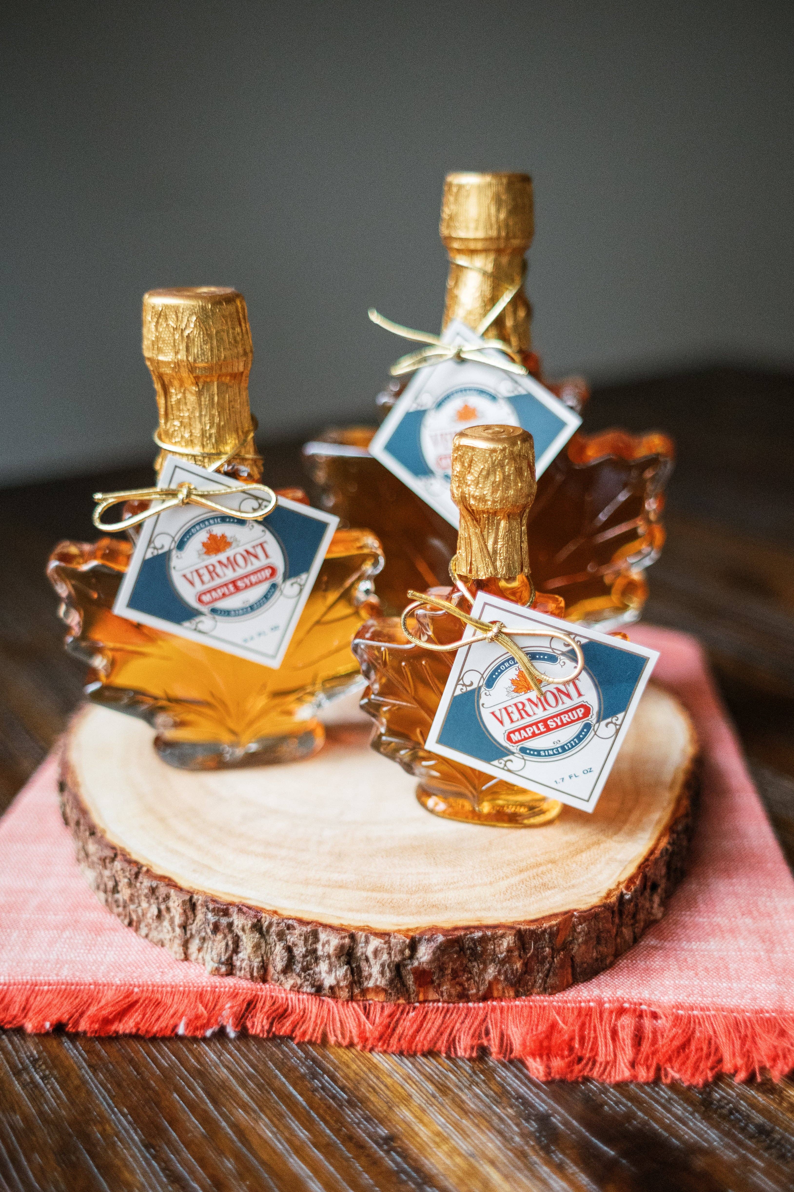 Vermont Maple Syrup - Wholesale Maple Syrup - Golden Organic Vermont Maple Syrup - Glass Leaf7