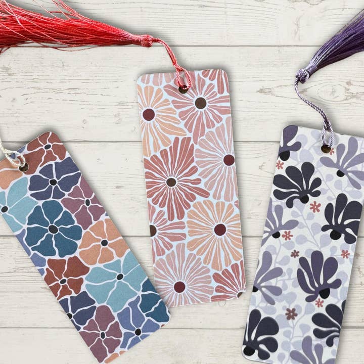 Segnalibro a Fiore in Stile Matisse per Amanti dei Libri per la vendita all'ingrosso da parte di Readers Gonna Read