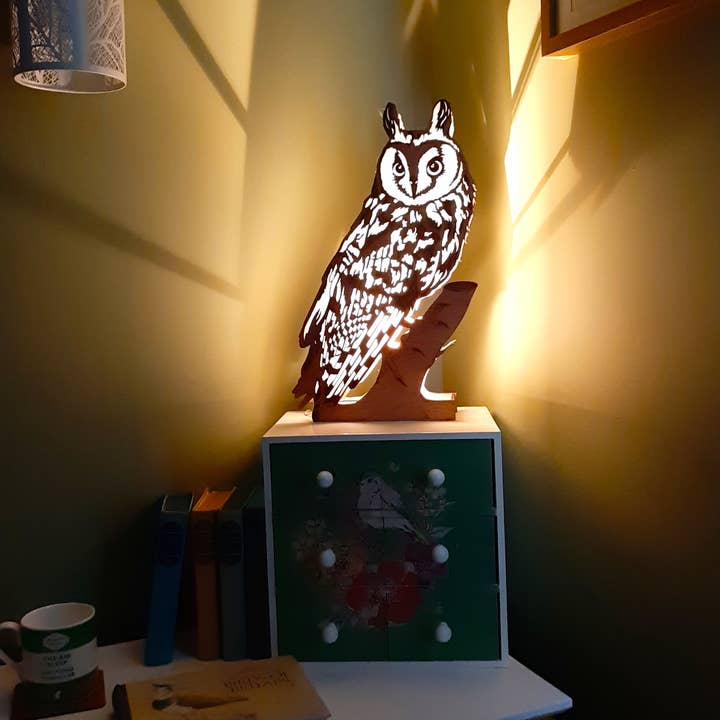 Bluebell Peak Design – Großhandel Akzent-/Schreibtischleuchte – Ambrosious Langohr-Eule, Lampe3