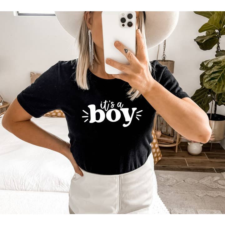 It's A Boy T-shirt | Graphic T-shirt for wholesale by KM Clothing