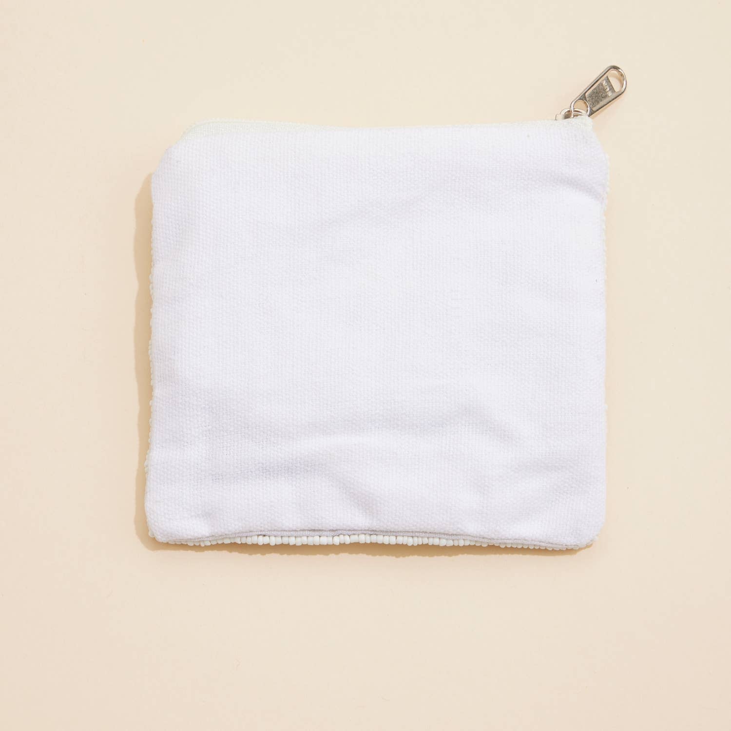 Beaded Golf Club & Ball White Coin Pouch for wholesale on Faire2