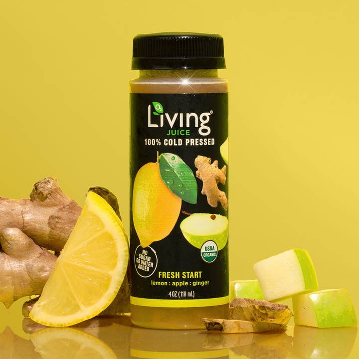 Living Juice Fresh Start Mini - Organic 4oz Pressed Juice for wholesale by Living Juice