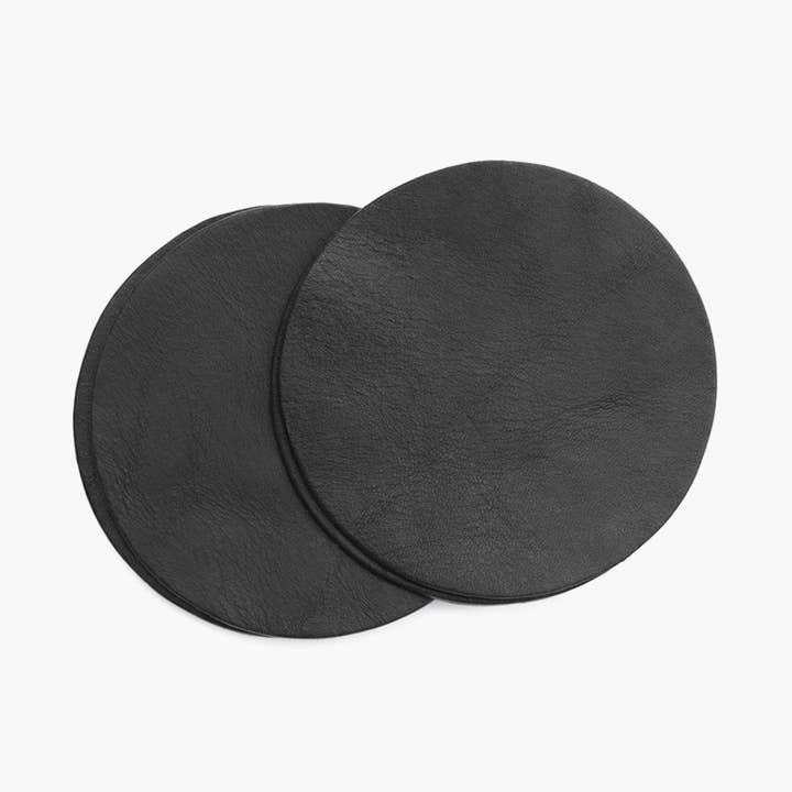 Vegetable Tanned Leather Coasters for wholesale by Sylvan Park