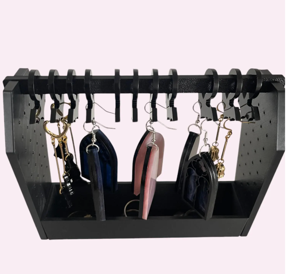 Cherry Moonlight Co – wholesale Jewellery stand & display – Gothic Earring Stand Coffin Wardrobe2