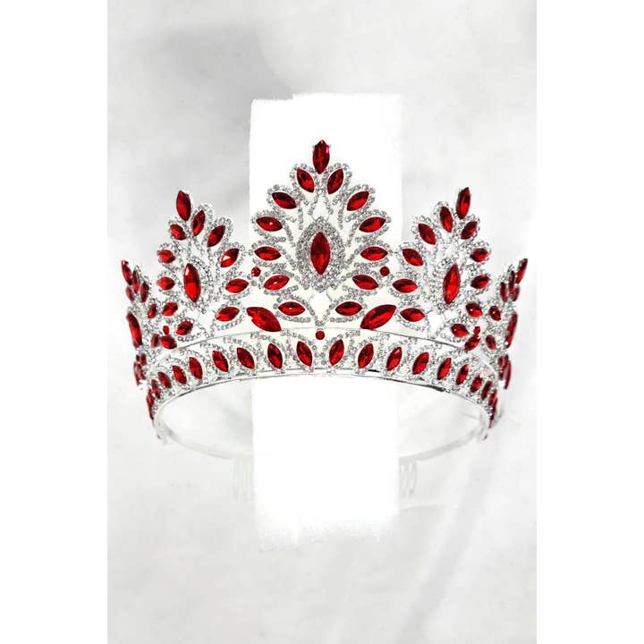 Chicas - Wholesale Tiara - Women's - One Size Fits All Metal Tiara With Rhinestones. HT93735