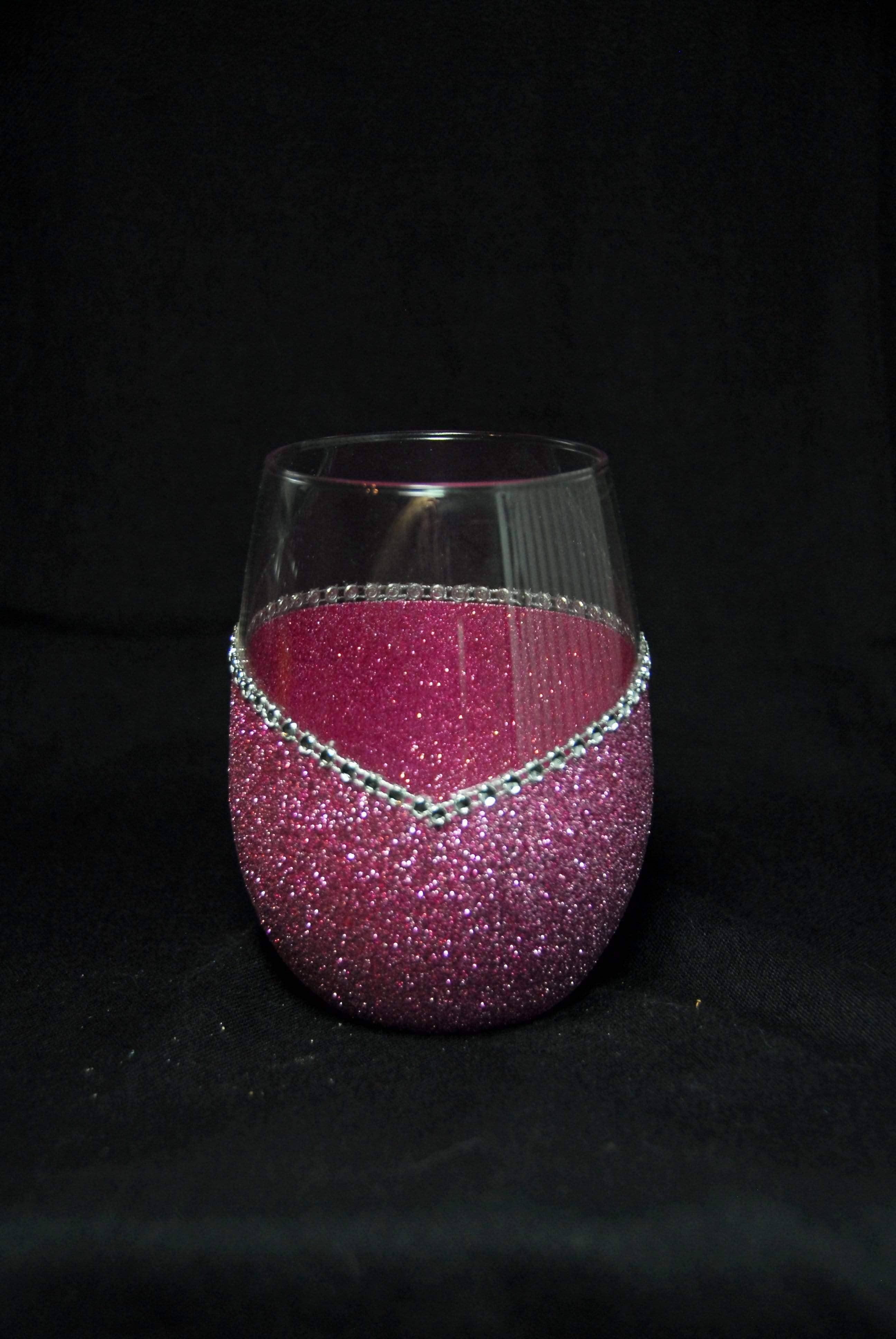 WineyBitches.Co - Wholesale Wine Glass - Sweet Bitch – Bling Glitter Glass Wine Glass (The Bitch Collection)21