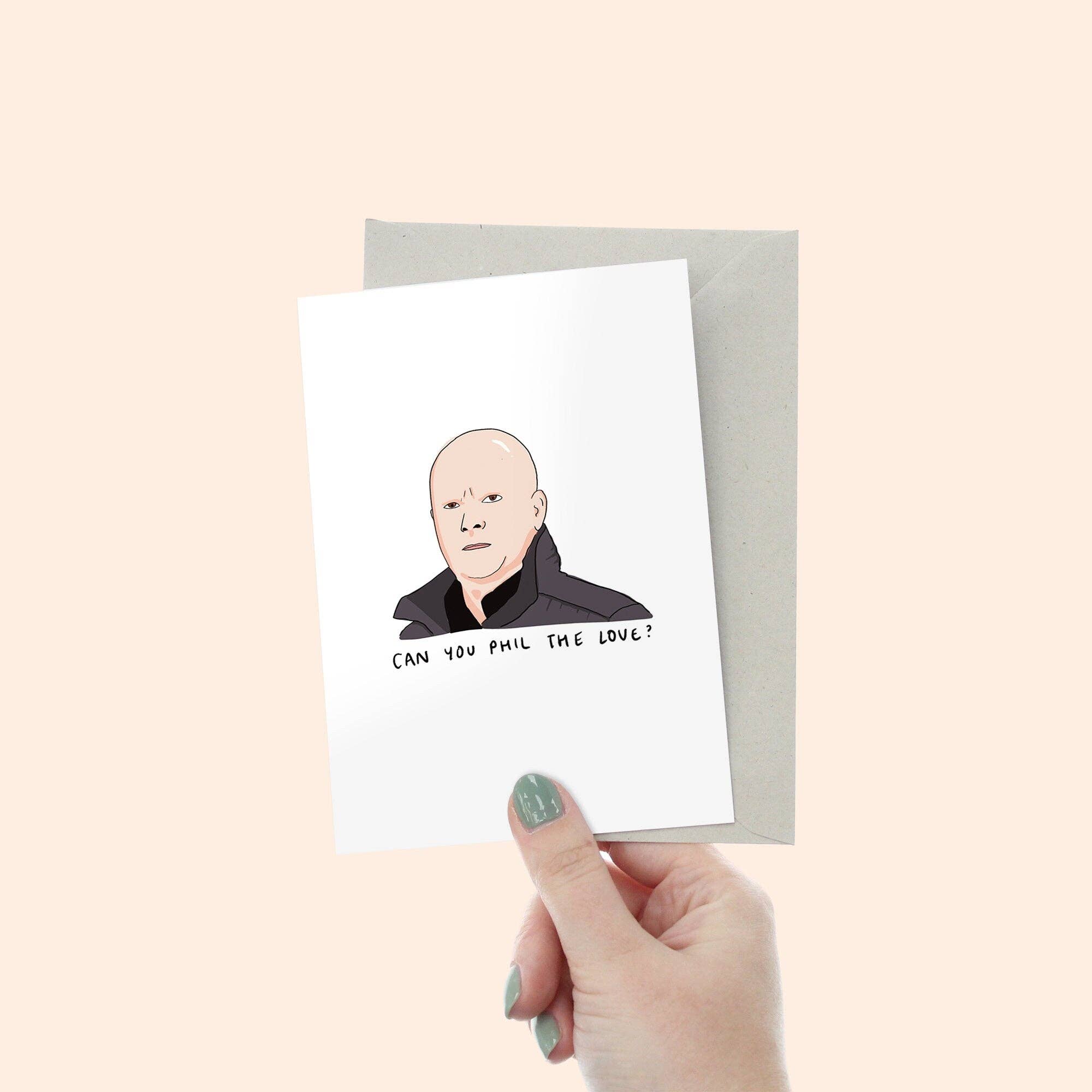 Fab Gab - Wholesale Moederdagkaartje - Meme Eastenders-kaart - Phil Mitchell - Pun Moederdag - A61