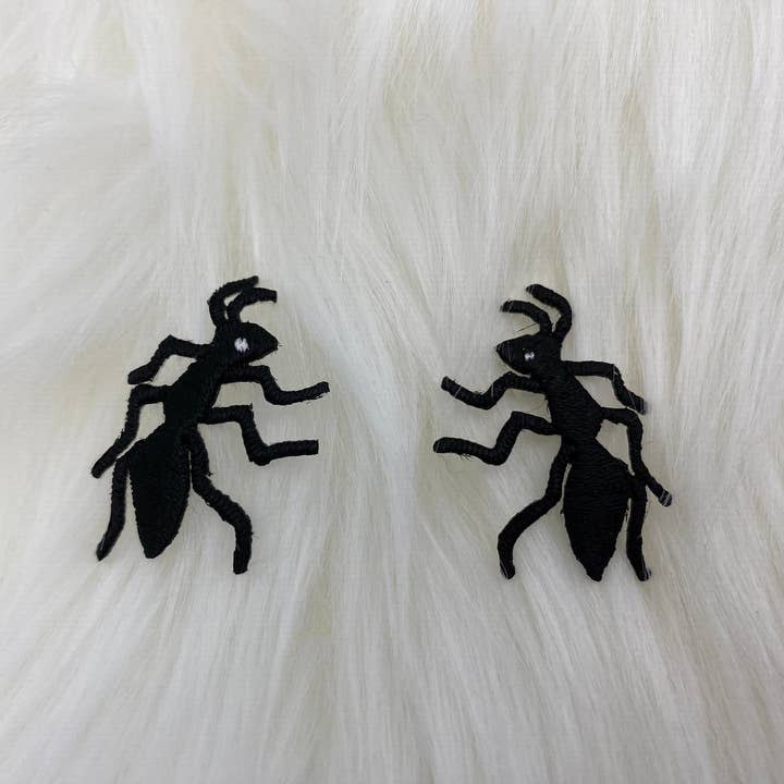 Wholesale Applique – wholesale Patch – Black Ants, Insects, Bugs, Embroidered, Iron-on Patch