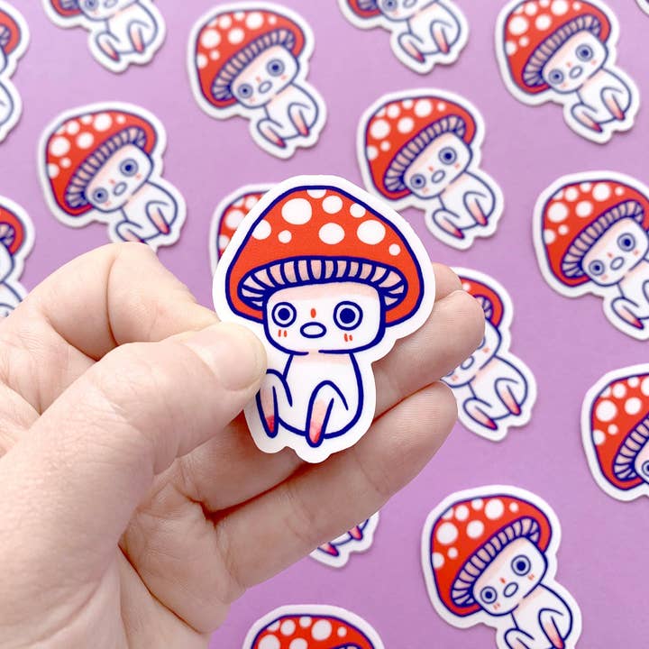 Hannakin - Wholesale Sticker - Squat Mush - Vinyl Sticker1