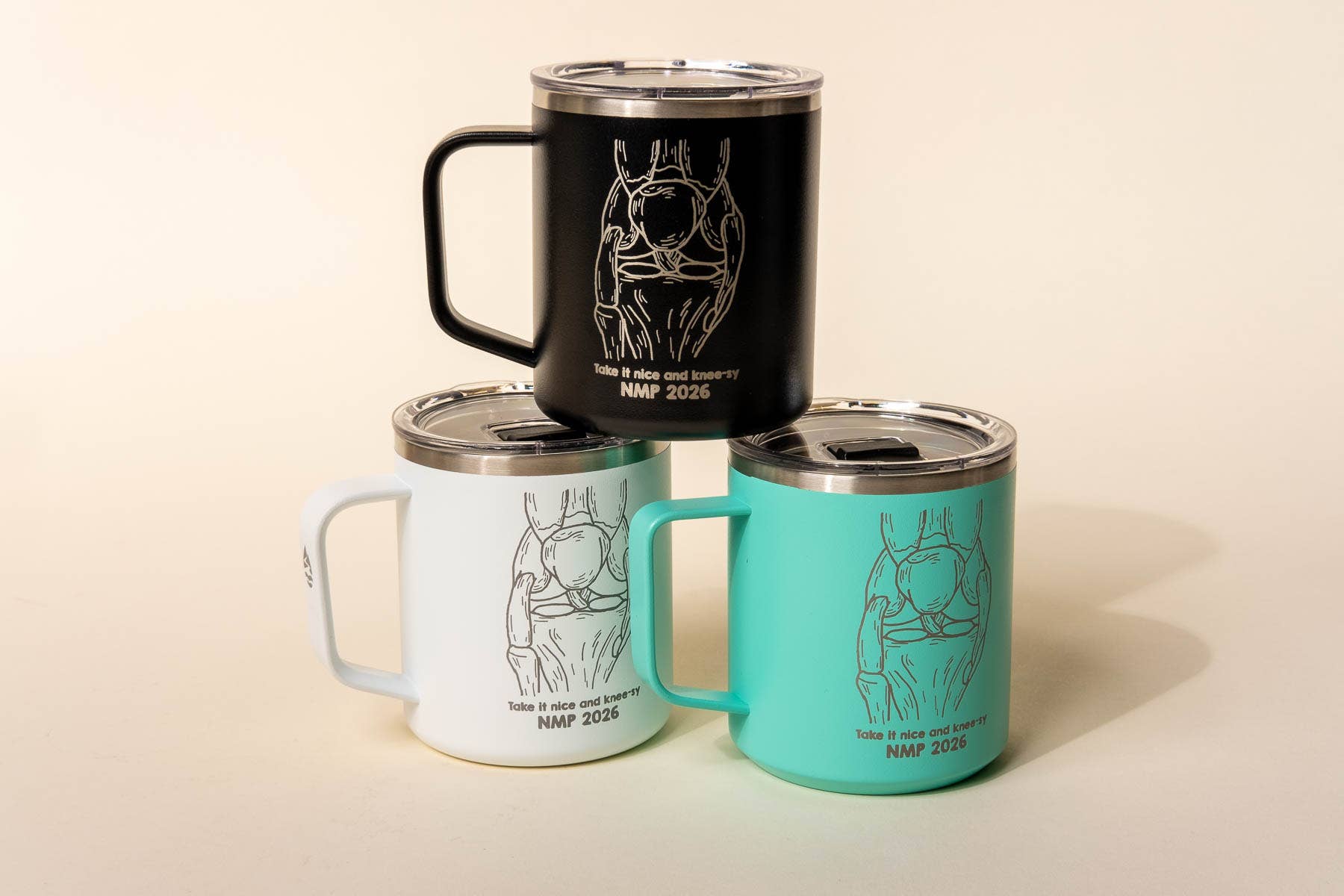 LAMOSE - Wholesale Insulated Mug/Tumbler - Custom Logo Insulated Mug w/ Leakproof Lid and Wide Handle 10