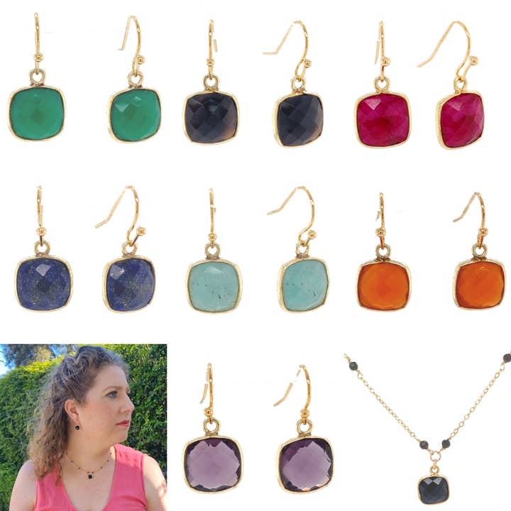 PearlGem Designs - Wholesale Pendant/charm necklace - Callala Onyx Beaded chain pendant Necklace4