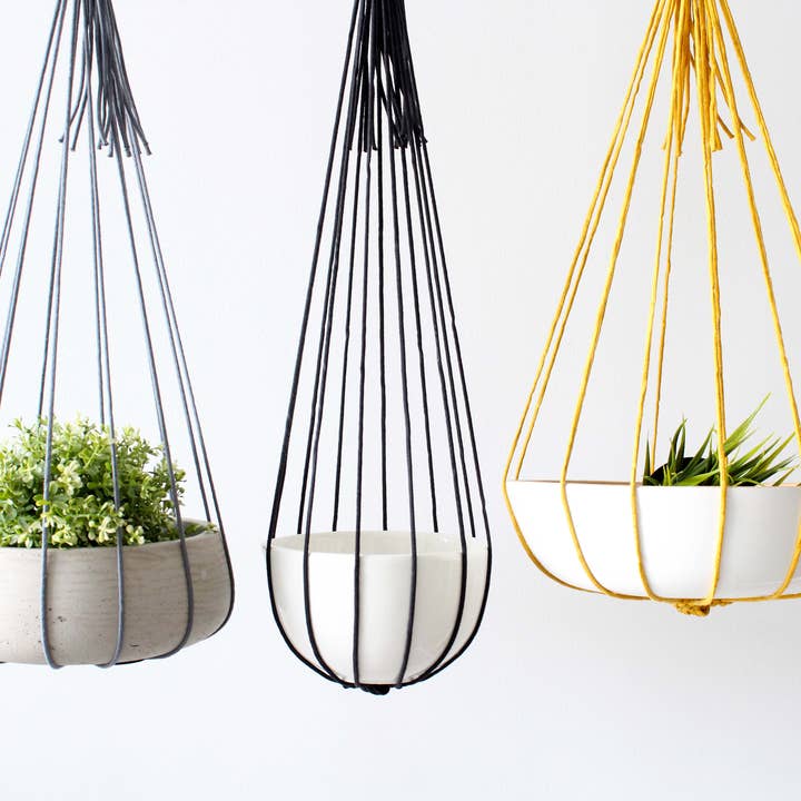 Handmade Macrame Plant Hanger, Hanging Planter for wholesale by Freefille Market