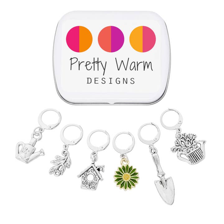 Marqueurs de mailles verrouillables pour jardiniers - Ensemble de 6 pour la vente par Pretty Warm Designs