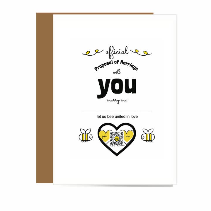 Marriage Proposal Card - Unique Singing Engagement Card for wholesale by Smile Songs