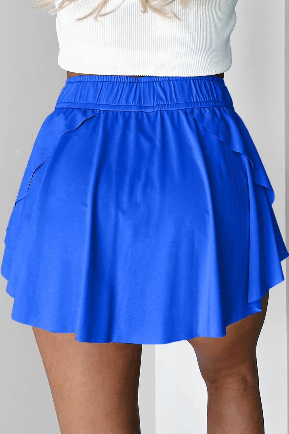 FULL TIME PURCHASE - Wholesale Skort - Women's - Drawstring High Waist Lined Tennis Skorts11