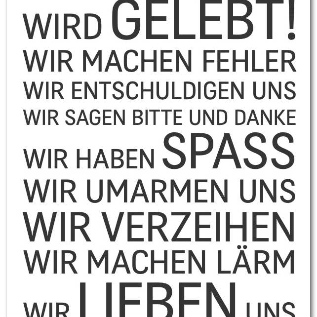 Rabenmütter Verlag UG - Wholesale Postcard - Postcard “In this house... ”1