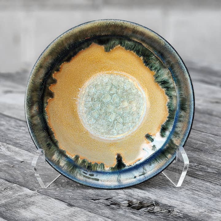 Dock 6 Pottery - Wholesale Decorative Plate/Dish/Bowl - Flared Rim Bowl -Made to Order- Fused Glass Ceramic Pottery6