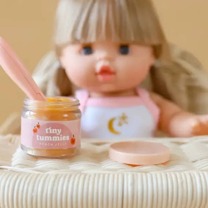 Shine on me Distribution - Wholesale Doll Accessory Kit - Kids - Tiny Tummies - Banana Jelly food - Tiny Harlow