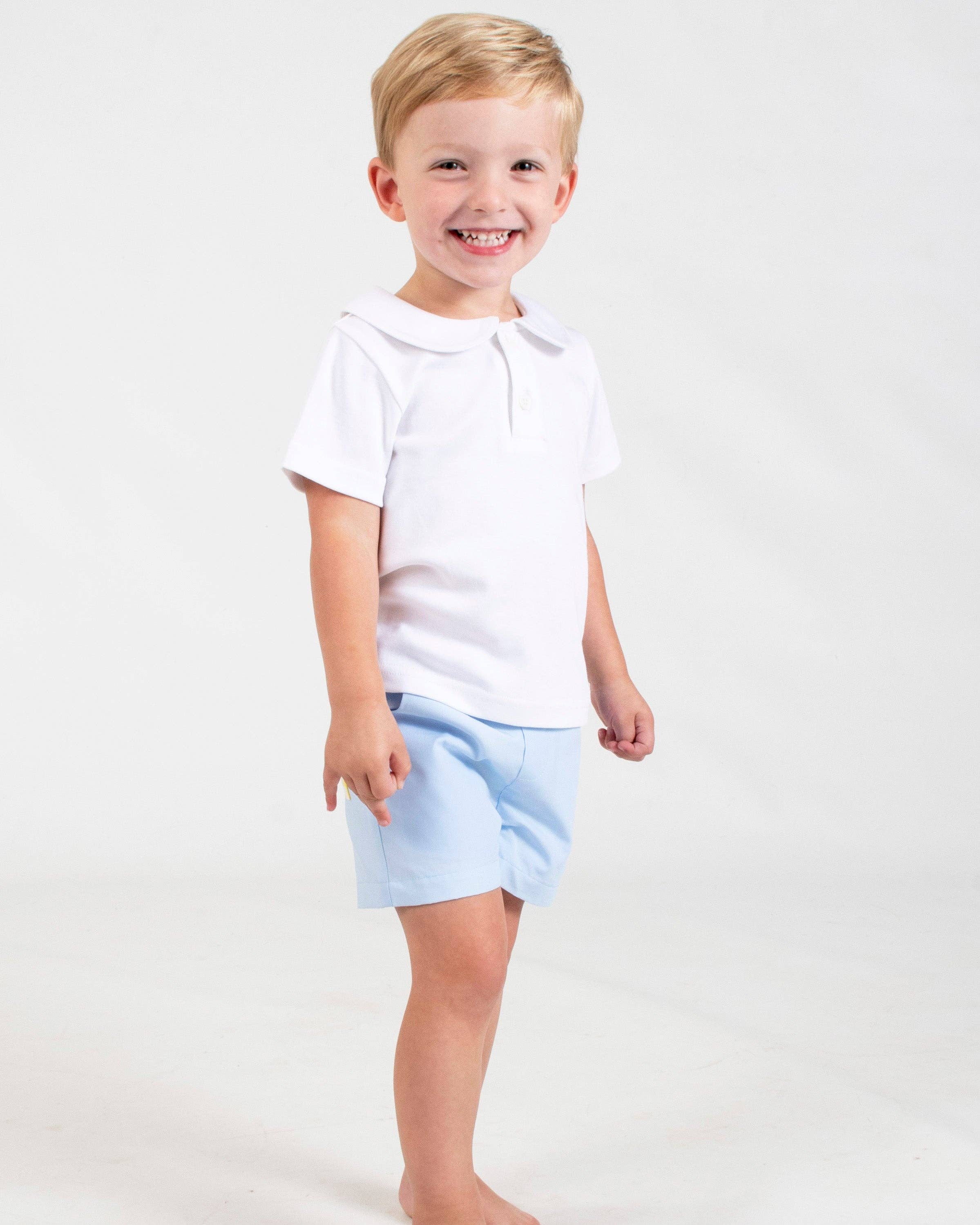 The Yellow Lamb - Vendita all'ingrosso Maglietta - Bambini - Camicia Peter PPC in bianco4