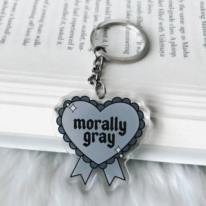 Morally Gray Keychain for wholesale by My Secret Copy