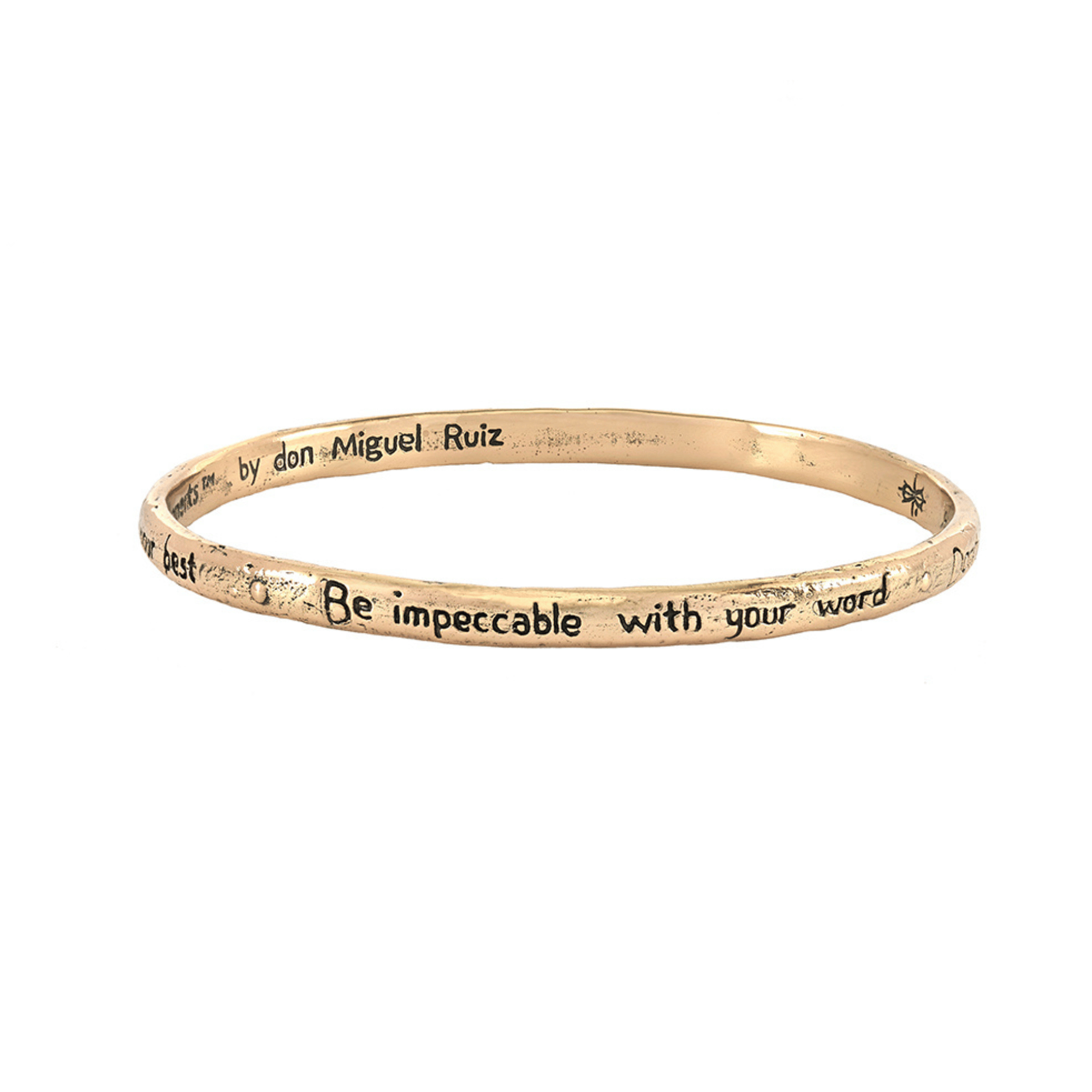 Jewelry Evolution - Wholesale Bangle Bracelet - The Four Agreements Bangle6
